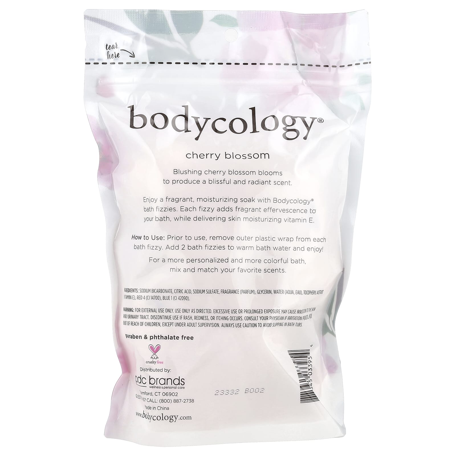 Bodycology, Bath Fizzies, Cherry Blossom, 8 Count, 2.1 oz (60 g)