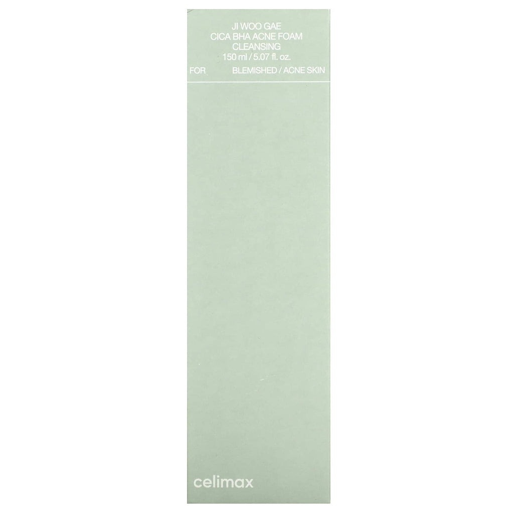 Celimax, Ji Woo Gae Cica BHA Acne Foam Cleansing, 5.07 fl oz (150 ml)