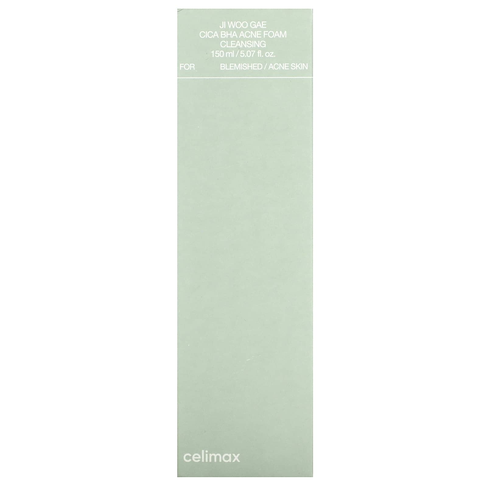 Celimax, Ji Woo Gae Cica BHA Acne Foam Cleansing, 5.07 fl oz (150 ml)