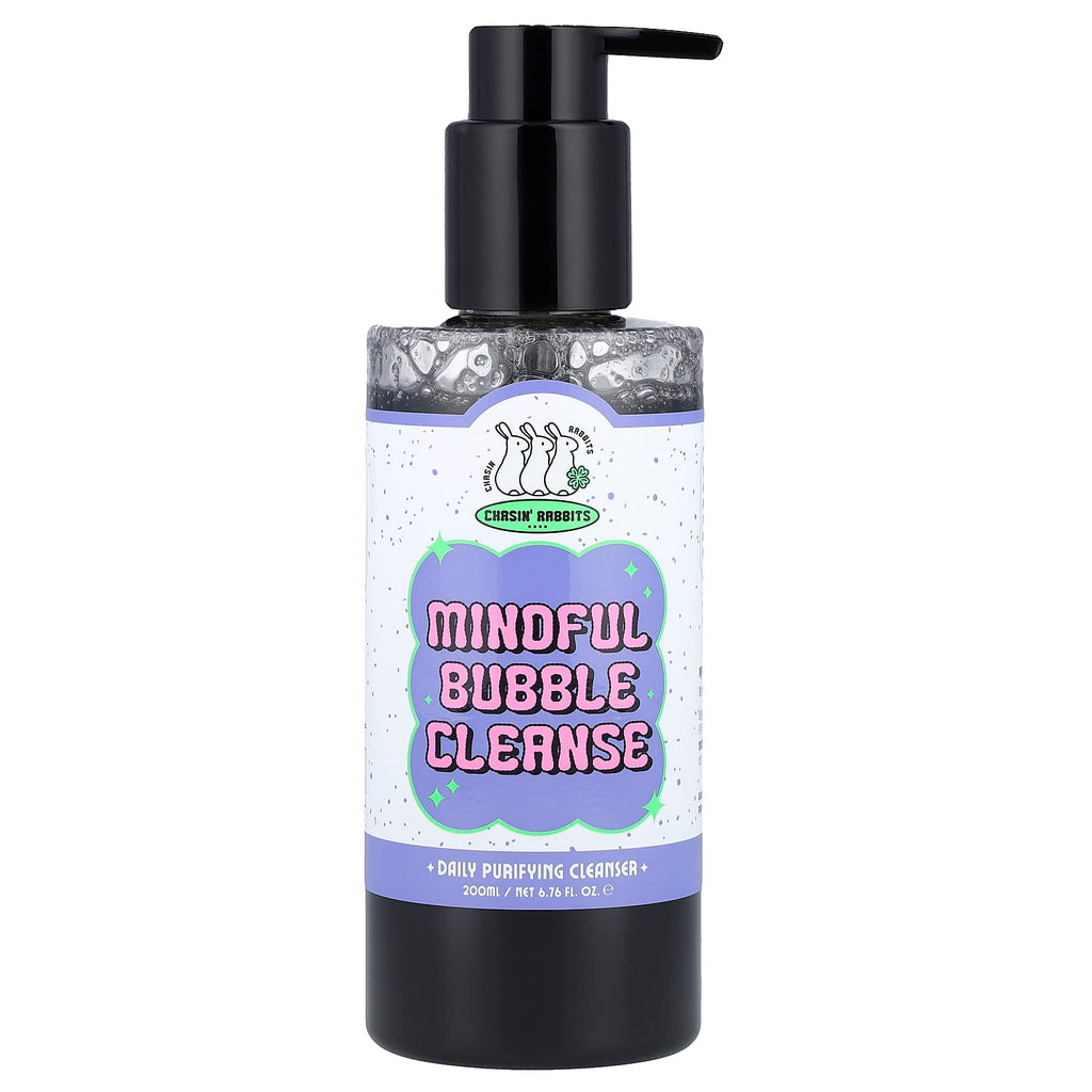 Chasin' Rabbits, Mindful Bubble Cleanse, Daily Purifying Cleanser, 6.76 fl oz (200 ml)