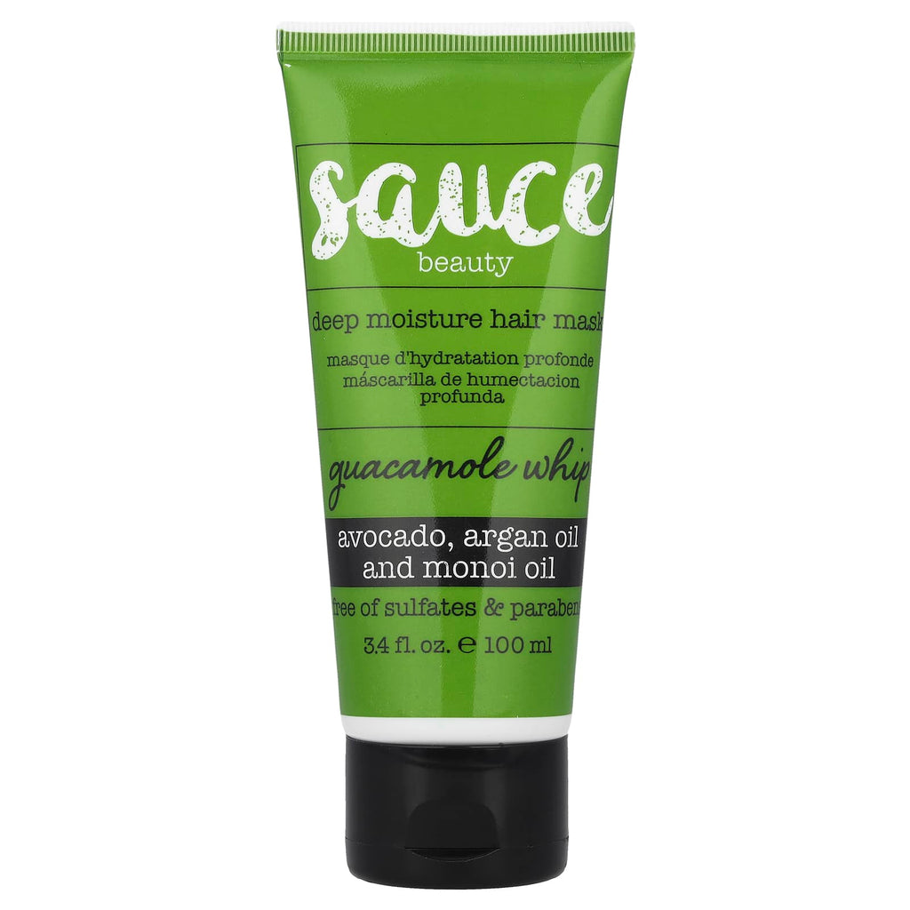 Sauce Beauty, Deep Moisture Hair Mask, Guacamole Whip , 3.4 fl oz (100 ml)