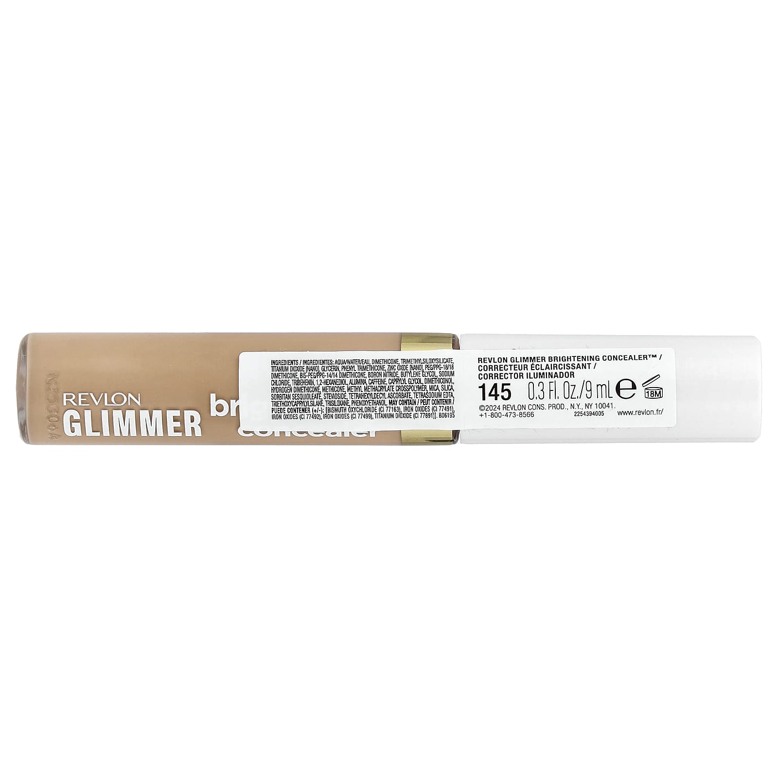 Revlon, Glimmer, Brightening Concealer™, 145, 0.3 fl oz (9 ml)