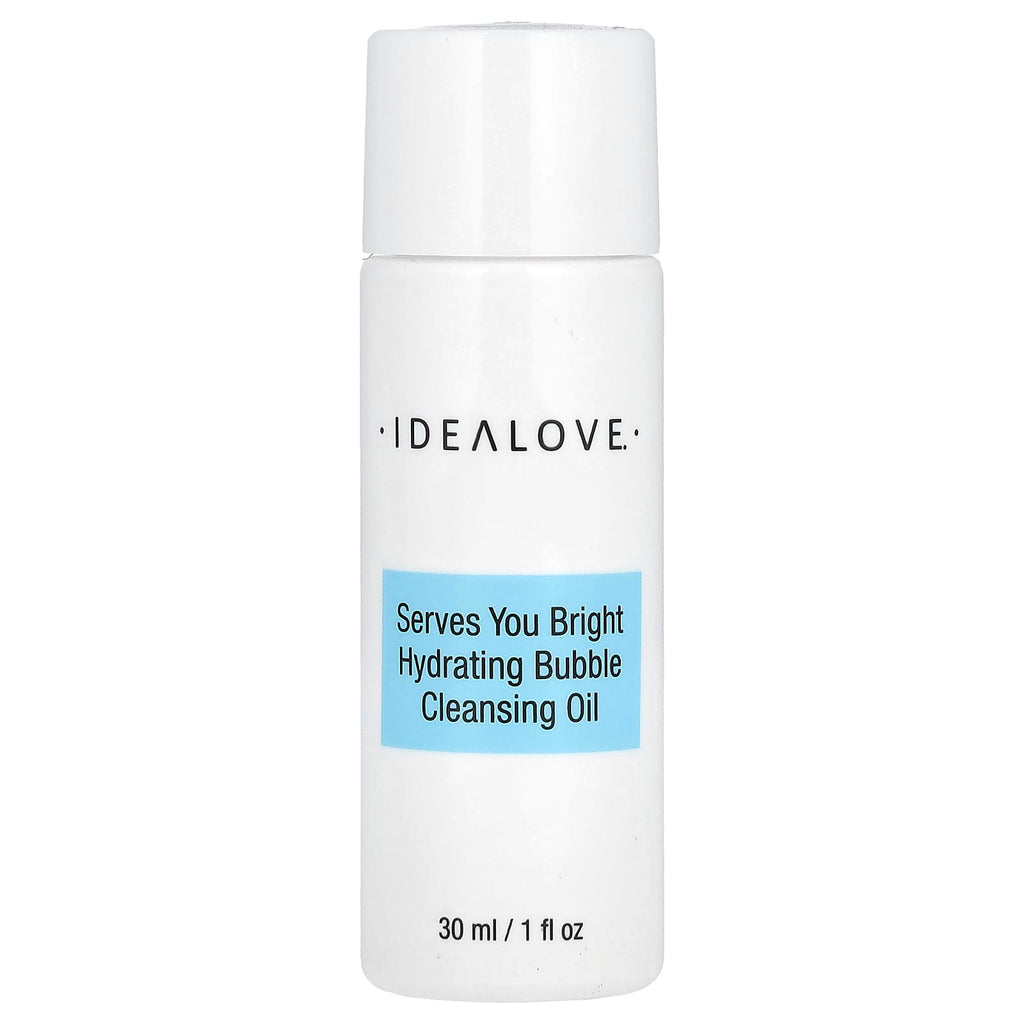 Idealove, Serves You Bright Hydrating Bubble Cleansing Oil, Trial Size, 1 fl oz (30 ml)
